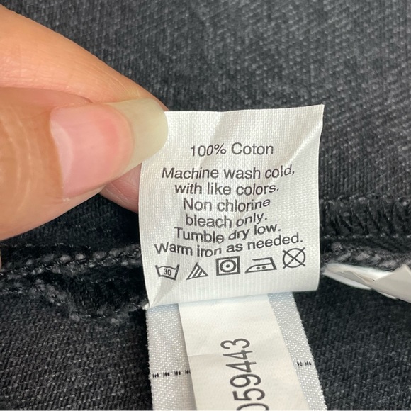 Madewell ‘McCarren Raw-Hem Jean Skirt’ in Washed Black Size 29 Waist - Picture 12 of 14